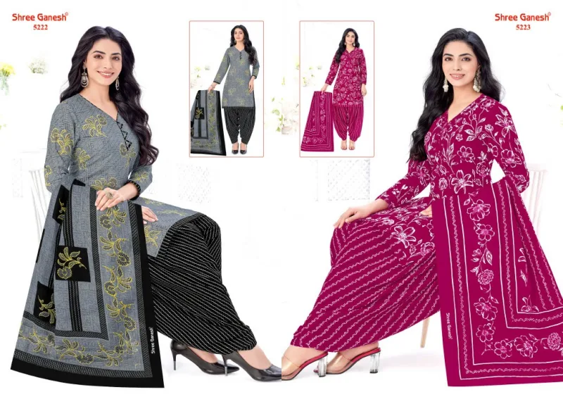 Hansika Vol 32 By Shree Ganesh Cotton Printed Dress Material 